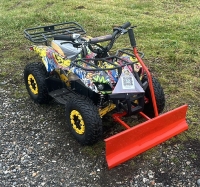 66cm Breites Schneeschildsatz für das Kinderquad  Goliath Kid`s mit nur 2 Kg Eigengewicht